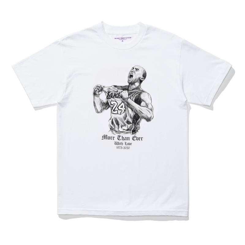 MORE THAN EVER Kobe Bryant Tribute T-shirt White