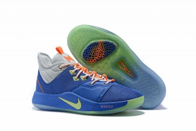 Nike PG 3 Blue Sivler Gray