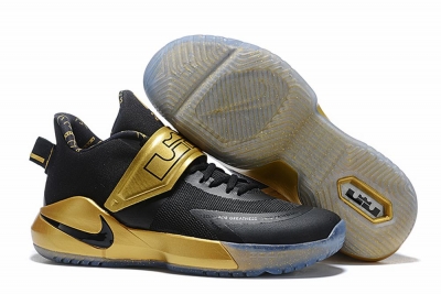 Nike Lebron James Ambassador 12 Shoes Black Gold